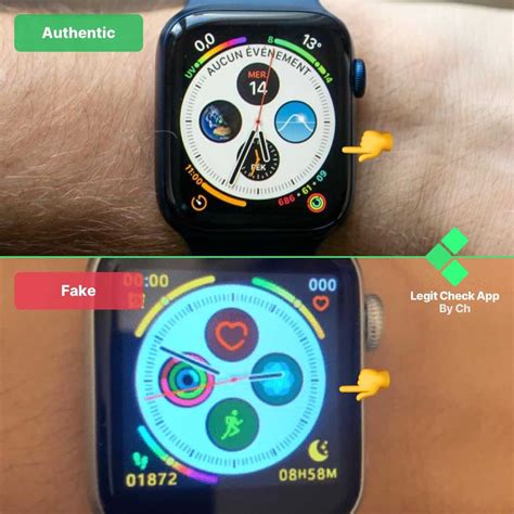 how to spot a fake apple watch 4|apple watch counterfeit spotting.